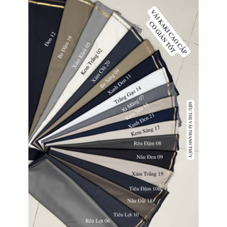 VẢI KAKI ITALY CAO CẤP ( CO GIẢN ) MAY QUẦN NAM CÔNG SỞ