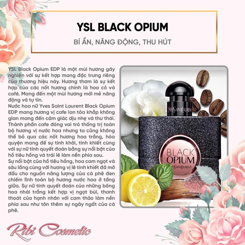 Nước hoa nam nữ cao cấp B.LACK O.PIUM, dầu thơm bền lâu 100ML mùi hương ngọt ngào quý phái lôi cuốn