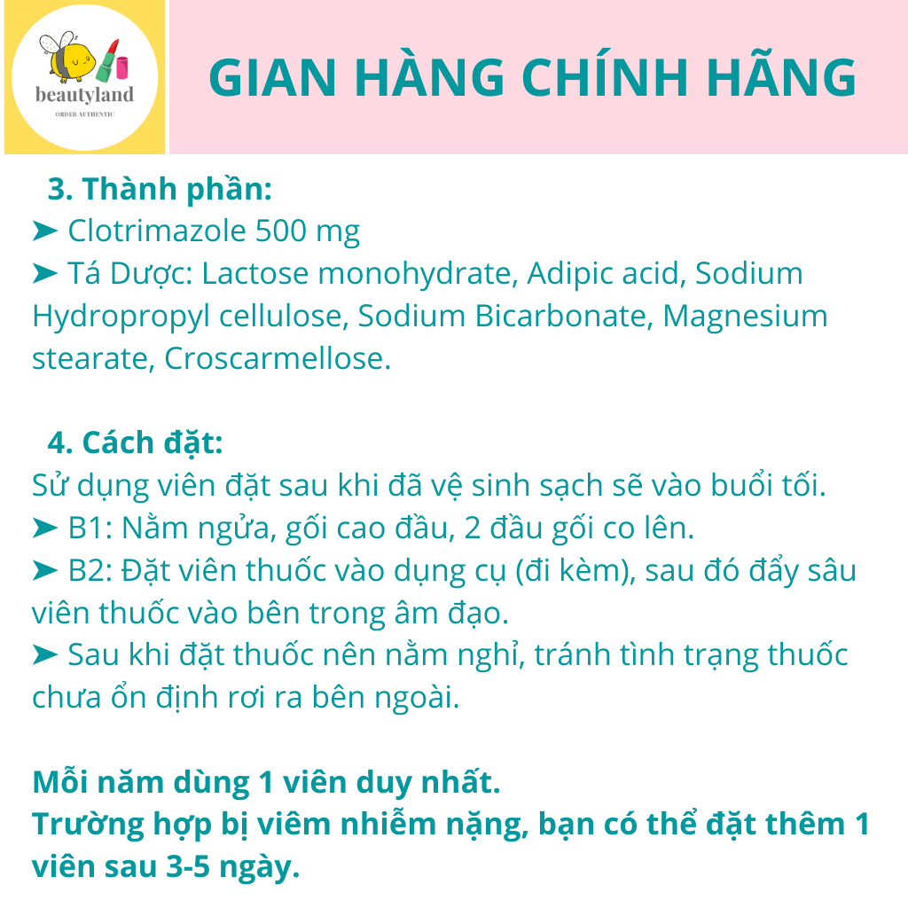 Viên Myco Hàng Pháp dành cho phụ nữ mẫu mới nhất