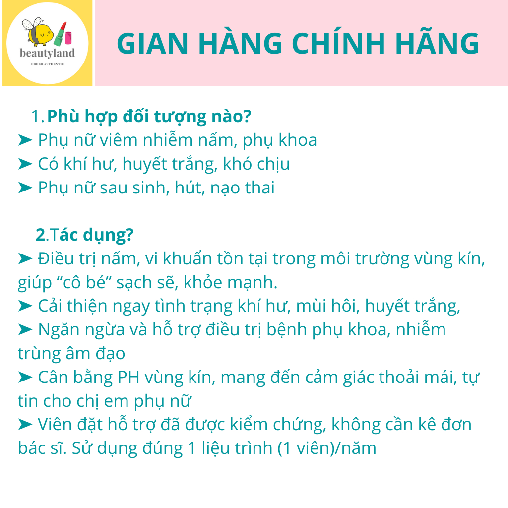 Viên Myco Hàng Pháp dành cho phụ nữ mẫu mới nhất