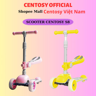 Xe scooter centosy s8, xe trượt có ghế ngồi cho bé, xe gấp gọn dễ lái
