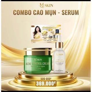COMBO MỤN 3 MÓN ( CAO MỤN + SERUM + SỮA RỬA MẶT)