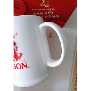Set 2 ly sứ Minh Long có quai(Quà tặng Bia Sài Gòn)