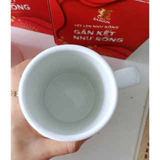 Set 2 ly sứ Minh Long có quai(Quà tặng Bia Sài Gòn)