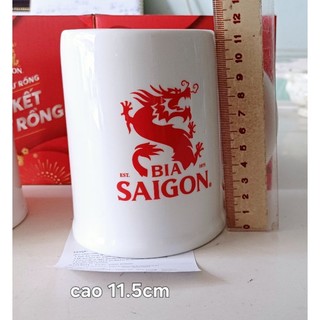 Set 2 ly sứ Minh Long có quai(Quà tặng Bia Sài Gòn)