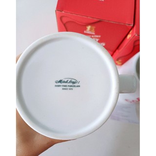 Set 2 ly sứ Minh Long có quai(Quà tặng Bia Sài Gòn)