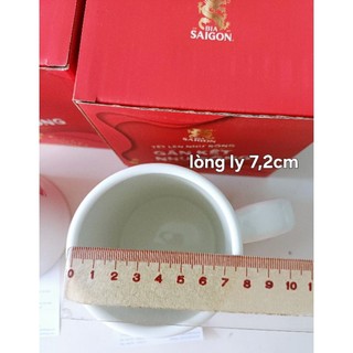 Set 2 ly sứ Minh Long có quai(Quà tặng Bia Sài Gòn)