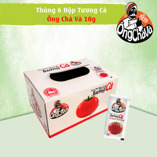 Thùng 6 Hộp Tương Cà Gói Ông Chà Và 10g (720 gói/thùng) Tiện Lợi Siêu Tiết Kiệm Cho Quán Ăn Và Nhà Hàng