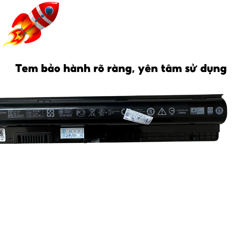 PIN LAPTOP 3451 ZIN 4CELL Inspiron 3451 3452 3458 3459 3462 3467 3468 3551 3552 3558 3559 3567 3568 5451 5455 5458 5459