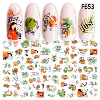 Sticker dán móng tay mẫu mới mùa hè