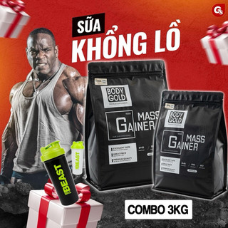 Combo 2 Túi Sữa Mass Gainer 3Kg + Quà Tặng Shaker
