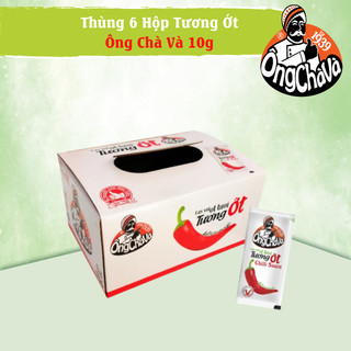 Thùng 6 Hộp Tương Ớt Gói Ông Chà Và 10gr (720 gói/thùng) Tiện Lợi Siêu Tiết Kiệm Cho Quán Ăn Và Nhà Hàng