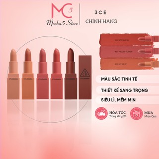 Sỉ Son Thỏi Lì Mịn Môi 3CE Mood Recipe Lip Color Hàn Quốc Màu 114-909