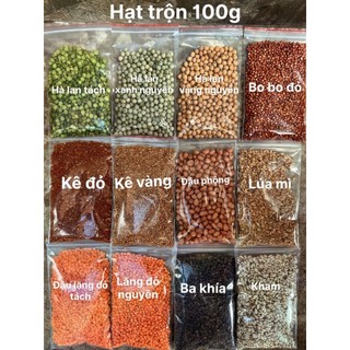 Các loại Hạt trộn thức ăn hamster bịch 100g