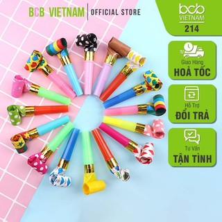 Còi thổi chúc mừng sinh nhật dịp tiệc tùng nhiều màu sắc 214