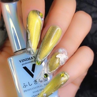 mắt mèo kim cương vàng vinimay