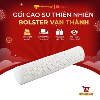 Gối ôm cao su thiên nhiên Bolster VẠN THÀNH, êm ái, kích thước 18.5x100cm [ Chính Hãng]