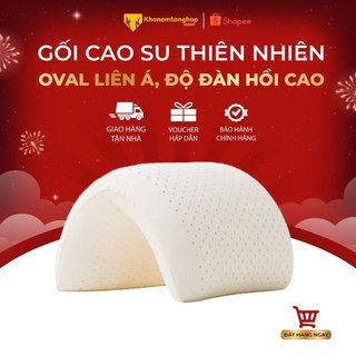 Gối cao su thiên nhiên Oval Liên Á | Chính Hãng