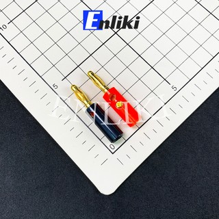 Jack bắp chuối đực 4mm mạ vàng