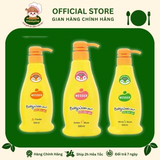 Sữa tắm gội wesser baby wash 2 in 1 - 500ml