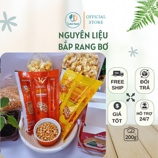 Set nguyên liệu làm bắp rang bơ 3 trong 1 (200g) nguyên vị, caramel thơm ngon dễ làm