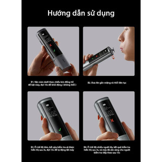 Máy Đo Nồng Độ Cồn Màn Hình LED Baseus SafeJourney Pro