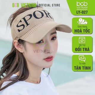 Mũ Lưỡi Trai Hở Chóp Đầu Thời Trang Thêu Chữ Chất Liệu Len Nỉ Mềm Mại Sag Trọng Cao Cấp LY-027