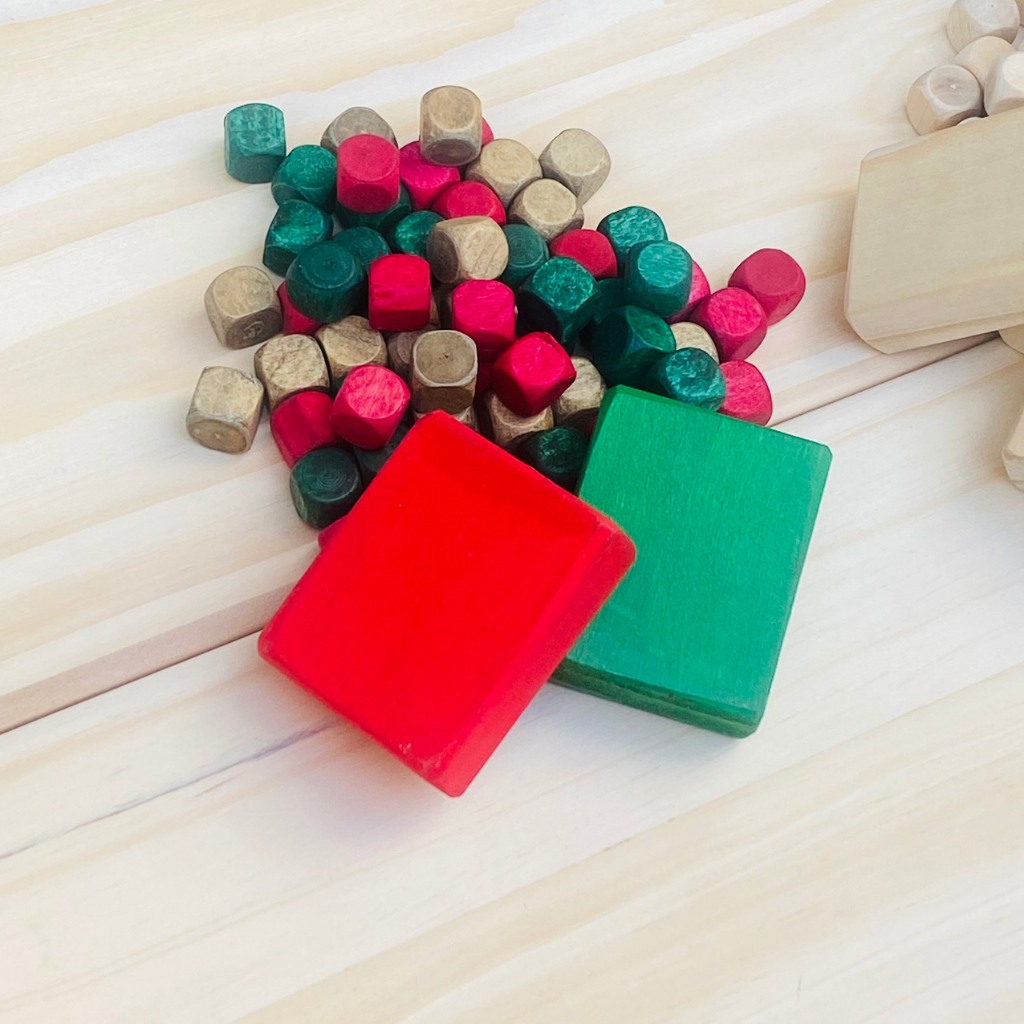 Bộ Quân Cờ Ô Ăn Quan Bằng Gỗ An Toàn Cho Bé Hàng Thủ Công