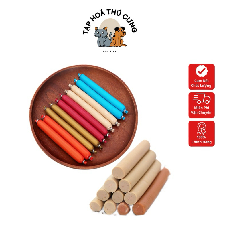 ( Combo 50 ) Cây Xúc Xích Dinh Dưỡng Cho Chó Mèo . Taphoathucungq6