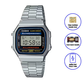 Đồng hồ Casio Nam Vintage A168WA-1 Chính Hãng