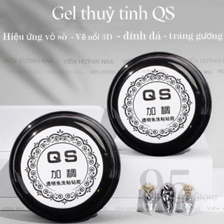 Gel QS vẽ nổi chính hãng - gel thuỷ tinh chất đặc dùng vẽ nổi , chà tráng gương , đính đá
