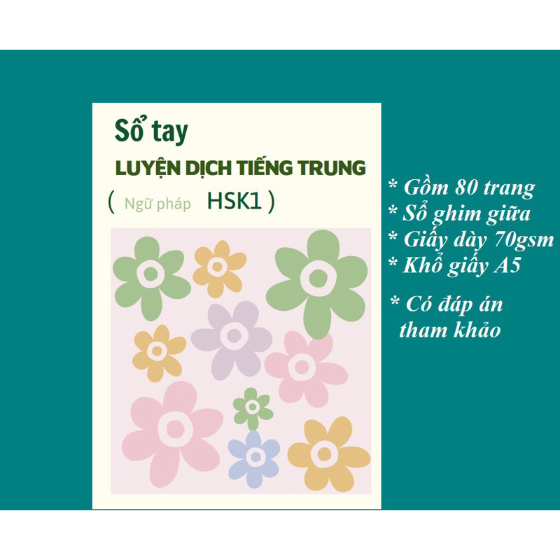 Sổ tay luyện dịch tiếng trung ngữ pháp HSK1