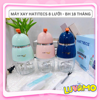 Máy xay ăn dặm đa năng cầm tay 8 lưỡi 200W cho bé hatitec luvamo MX01