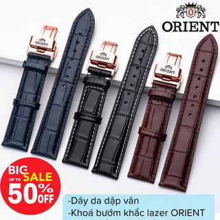[DÂY DA ORIENT] Dây da đồng hồ Orient cao cấp