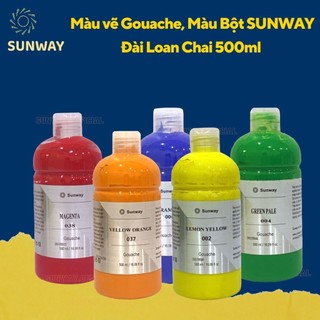 Màu Poster Sunway 500ml tô tượng,vẽ trên giấy,....