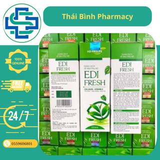 Dung Dịch Vệ Sinh EDI Fresh chai 100ml Giúp ngăn ngừa nấm ngứa, dưỡng ẩm và khử mùi hiệu quả