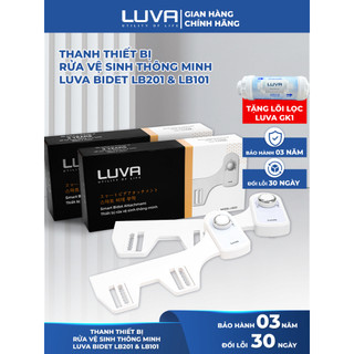Vòi rửa vệ sinh thông minh LUVA BIDET LB101/LB201,Tặng lọc đa năng LUVA GK1 trị giá 200k, BH 3 năm, đổi lỗi 100 ngày