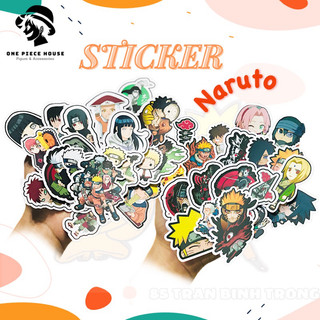 [Naruto] Set 20 sticker trang trí dễ thương, miếng dán sổ tay - Sticker, Hình Dán Anime