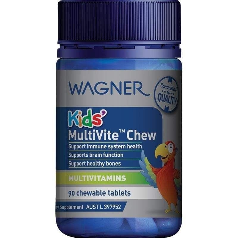 KẸO NHAI VITAMIN TỔNG HỢP CHO BÉ WAGNER KIDS' MULTIVITE CHEW