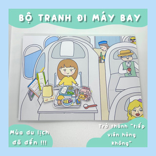 Đi máy bay - cô tiên xanh