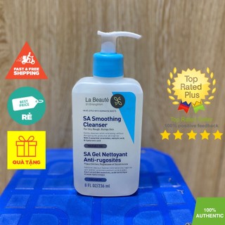 Cerave SA Smoothing Cleanser - Sữa Rửa Mặt Cho Da Rất Khổ Mẩn Đỏ 236ml