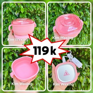 Nồi Silicone - Ceramic Nấu Sáp Wax Lông Chống Dính nhỏ gọn