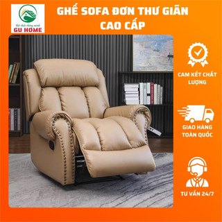 Ghế sofa đơn thư giãn cao cấp, ghế sofa làm nail và làm mi, ghế spa, ghế sofa sang trọng m202