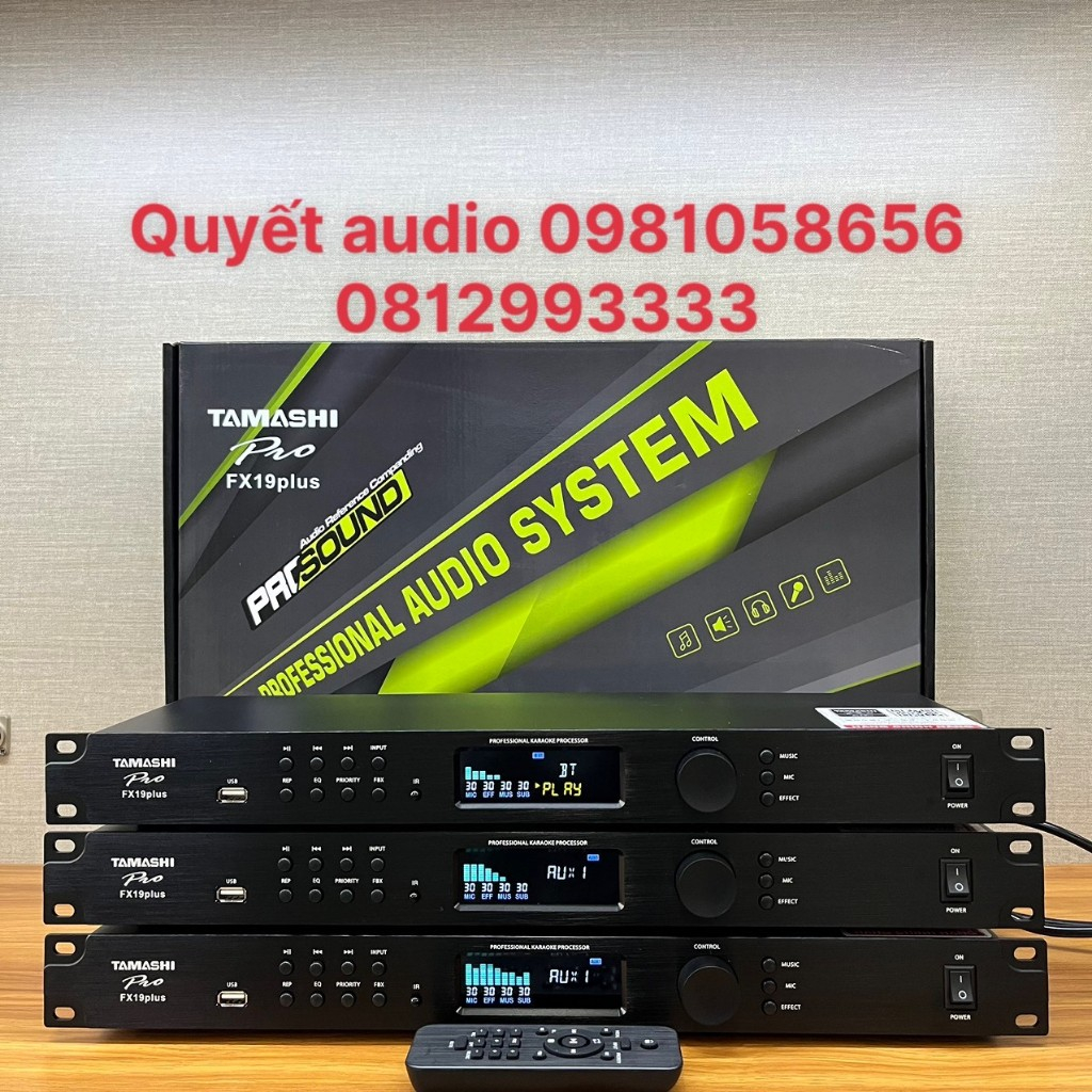 Vang cơ lai số TAMASHI FX19 FX 19có echo và reverb tích hợp giải mã ân thanh số blutooth cổng quang chất âm vượt trội