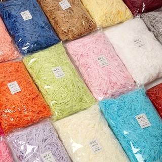 Giấy rơm giấy vụn trang trí hộp quà tặng 50g