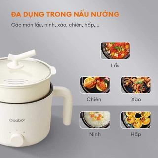 Nồi điện đa năng Gaabor mini, nấu mì, lẩu,....