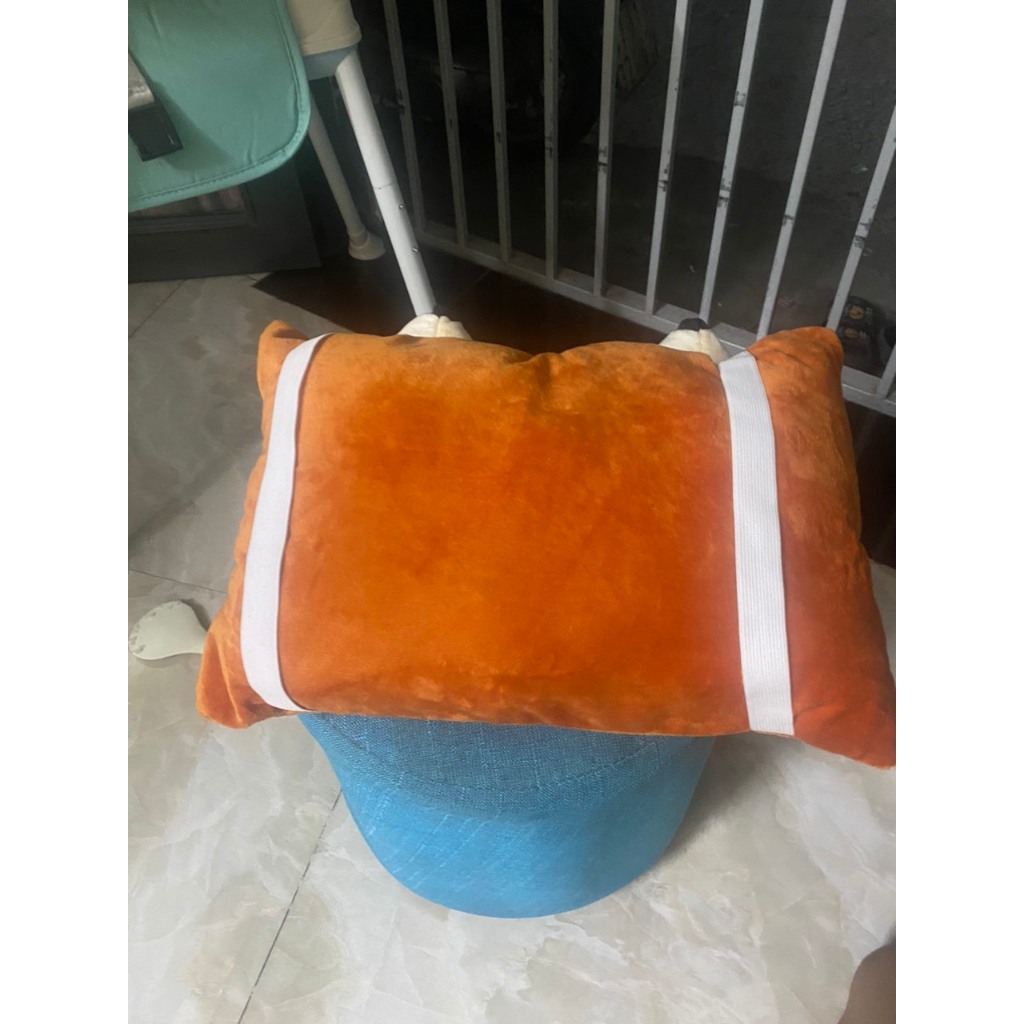 Gối Đi Xe Máy Cho Bé 2 Đầu Thú chó nâu
