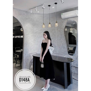 BIGSIZE Đầm nhung cườm 2S D148A