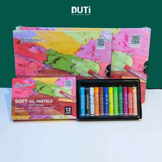 Màu Sáp dầu Giorgione, hộp 12/24/36/48, Hạng Hoạ Sĩ Vẽ tranh nổi, Hàng Chính Hãng - Họa Cụ DUTi
