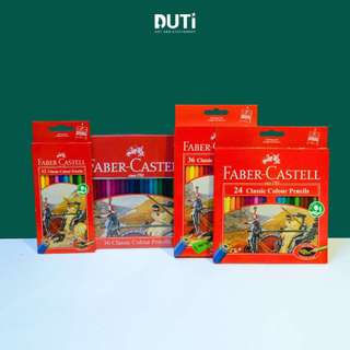 Chì Màu Khô Cao Cấp Faber Castell 12 24 36 48 Màu Hộp đựng giấy thiếc Chính Hãng - Họa Cụ DUTi 